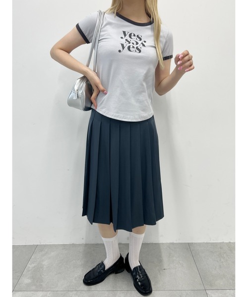 PHILLY(フィリー)の「ロゴリンガーコンパクトTシャツ(Tシャツ/カットソー・レディース・ブラウン/ブラック/ピンク・FREE)」の12枚目の写真