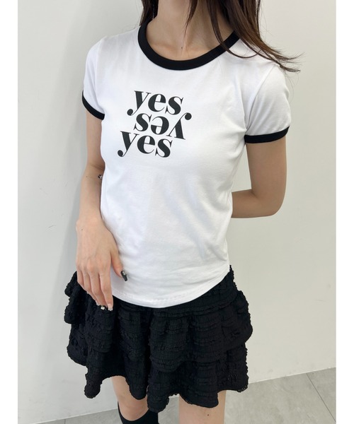 PHILLY(フィリー)の「ロゴリンガーコンパクトTシャツ(Tシャツ/カットソー・レディース・ブラウン/ブラック/ピンク・FREE)」の5枚目の写真