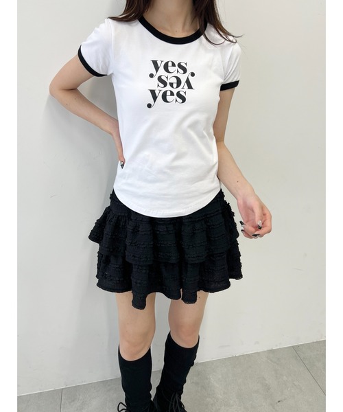 PHILLY(フィリー)の「ロゴリンガーコンパクトTシャツ(Tシャツ/カットソー・レディース・ブラウン/ブラック/ピンク・FREE)」の9枚目の写真