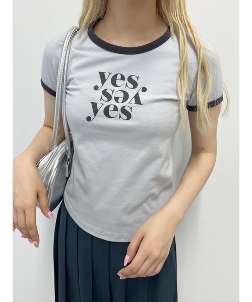 PHILLY(フィリー)の「ロゴリンガーコンパクトTシャツ(Tシャツ/カットソー・レディース・ブラウン/ブラック/ピンク・FREE)」の10枚目の写真