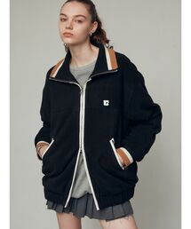 EMODA | リブカラーフリースブルゾン(ブルゾン)