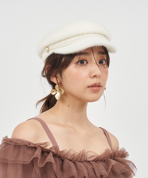 【セール】ツイードキャスケット（キャスケット）｜ROYAL PARTY（ロイヤルパーティー）