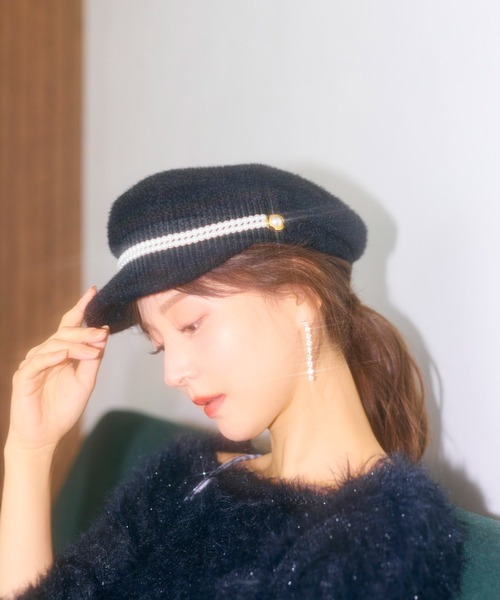 【セール】ツイードキャスケット（キャスケット）｜ROYAL PARTY（ロイヤルパーティー）