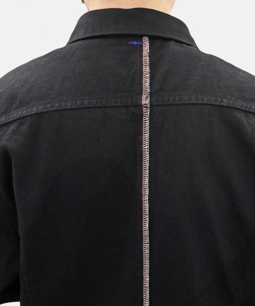 SHINYAKOZUKA(シンヤコヅカ)の「【SHINYAKOZUKA】 ORDINARY CITY TRUCKER(デニムジャケット・メンズ・インディゴブルー/ブラック・MEDIUM)」の13枚目の写真