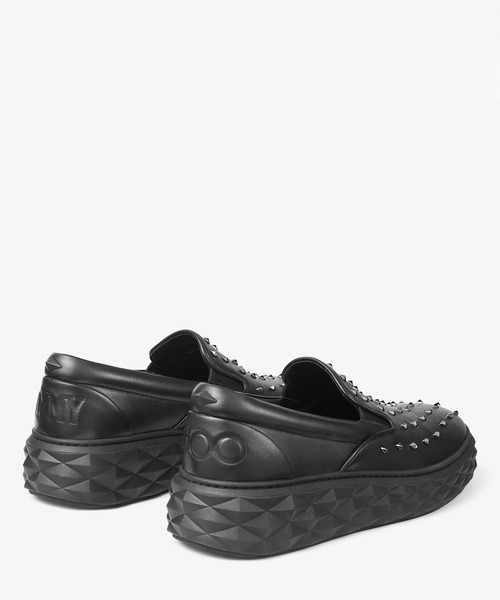 JIMMY CHOO（ジミーチュウ）の「DIAMOND SLIP ON/M（スリッポン）」 - WEAR