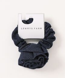 LOWRYS FARM | DENIMフラワーポニー　 142903(ヘアゴム)