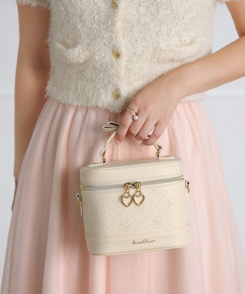 11月28日までのお値下げ‼️Darich♡バニティバッグ ビジュー シークレットドア SecretDoor リボン ビジュー ハート ショルダー