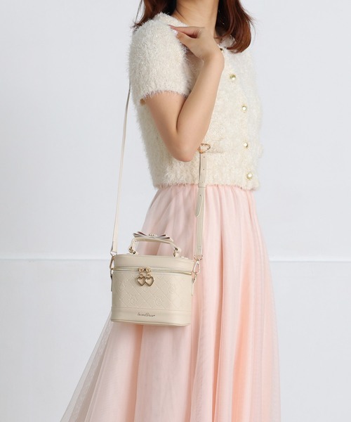 リボンバニティショルダーBAG アンクルージュ ピンク リボンバニティショルダーBAG - Ank Rouge(アンクルージュ)の