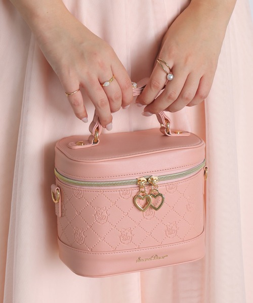 11月28日までのお値下げ‼️Darich♡バニティバッグ ビジュー シークレットドア SecretDoor リボン ビジュー ハート ショルダー