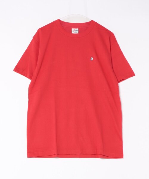 CIAOPANIC(チャオパニック)の「【BNCP】ワンポイントロゴ刺繍Tシャツ(Tシャツ/カットソー・レディース・レッド/ホワイト/ブラック/グレー/チャコールグレー・LARGE/X-LARGE)」の6枚目の写真