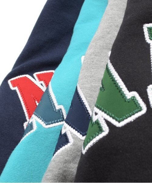 NAUTICA(ノーティカ)の「【大人向けサイズあり】【NAUTICA】フロントロゴアップリケジップパーカー(パーカー・キッズ・グレー/ブラック/エメラルド/ネイビー・XL/L/M)」の10枚目の写真