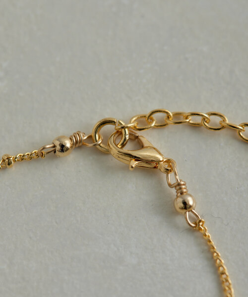 ear PAPILLONNER(イアパピヨネ)の「【mishky(ミシュキー)】ダブルハートネックレス(ネックレス・レディース・ブラック/ミント・FREE)」の11枚目の写真
