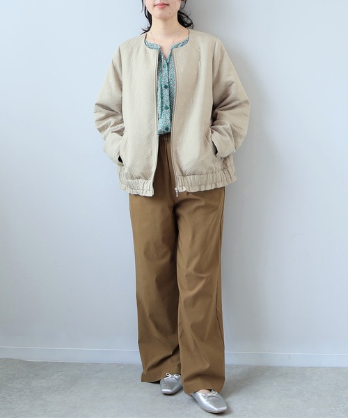 leswel（レスウェル）の「【L～5L 大きいサイズ】フレアラインセミワイドパンツ（その他パンツ・レディース・チャコールグレー/キャメル・L/LL/3L/4L/5L）」の10枚目の写真