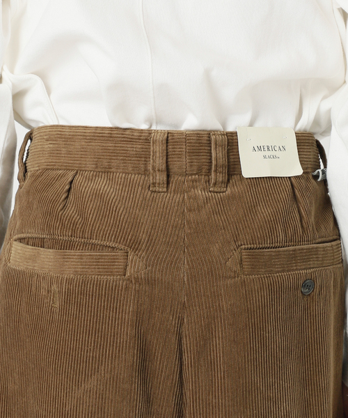 JOURNAL STANDARD relume(ジャーナルスタンダード レリューム)の「AMERICAN コーデュロイスラックス by COTTON USA(スラックス・メンズ・ブラックミックス/ブラウン系その他/ネイビー・MEDIUM/LARGE)」の11枚目の写真