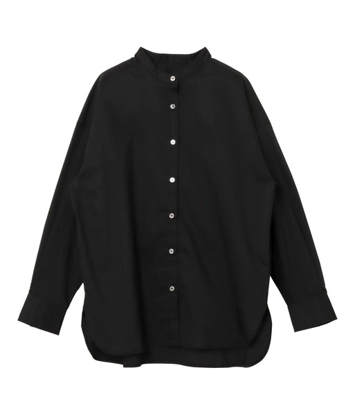 evernavy(エバーネイビー)の「イージーケアバンドカラーシャツブラウス(シャツ/ブラウス・レディース・ホワイト/ブラック/サックスブルー/ライトブルー・M)」の22枚目の写真