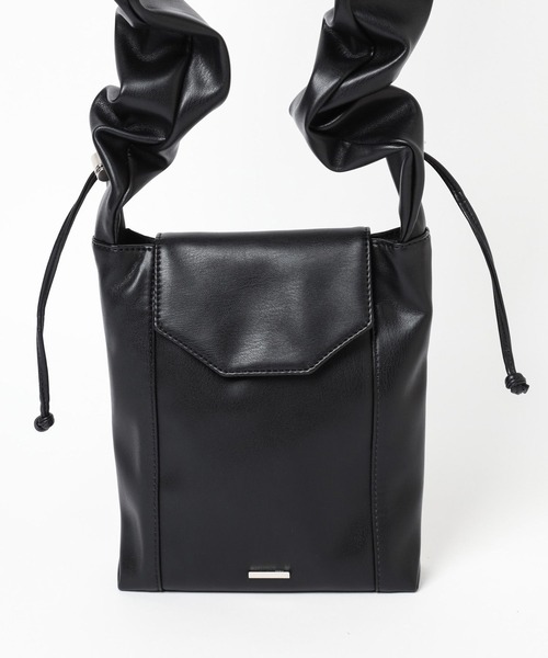 HARE（ハレ）の「ギャザーMINIショルダーBAG(HARE)（ショルダーバッグ・メンズ・ブラック・FREE）」の8枚目の写真