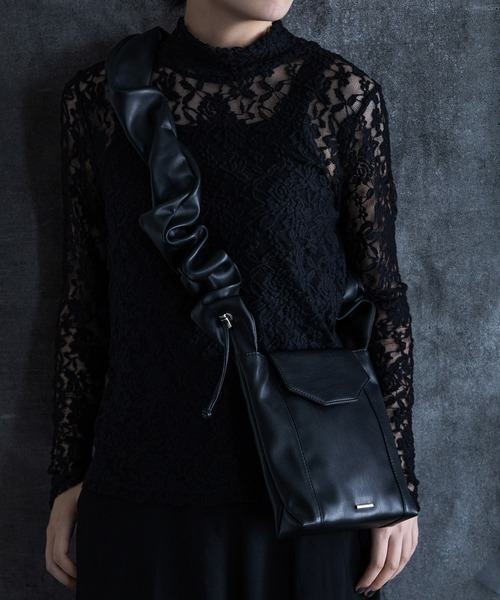 HARE（ハレ）の「ギャザーMINIショルダーBAG(HARE)（ショルダーバッグ・メンズ・ブラック・FREE）」の18枚目の写真