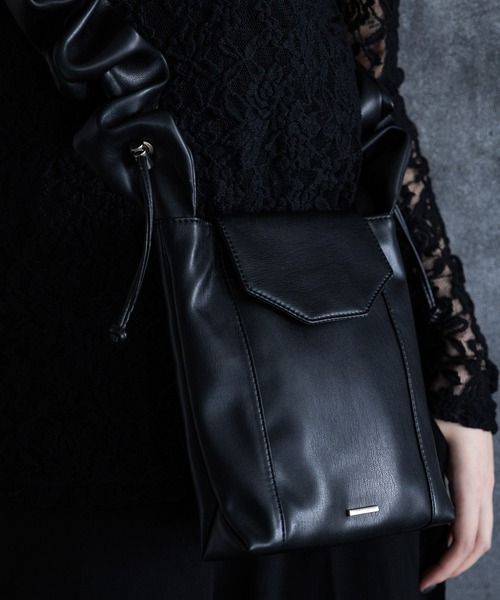 HARE（ハレ）の「ギャザーMINIショルダーBAG(HARE)（ショルダーバッグ・メンズ・ブラック・FREE）」の17枚目の写真