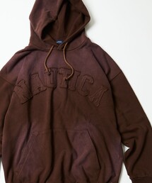 NAUTICA | NAUTICA/ノーティカ Garment Dyed Bleach Washed Arch Logo Sweat Hoodie/ガーメントダイ アーチロゴ スウェットフーディ(パーカー)