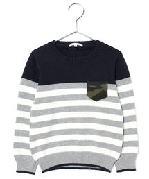 GLOBAL WORK | キッズ【洗えるニット】ニットクルー15FW/564951(ニット/セーター)