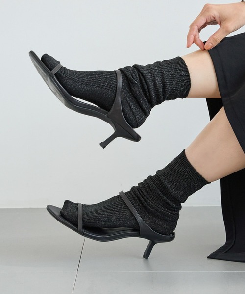 BARNYARDSTORM（バンヤードストーム）の「BARNYARDSTORM / BYSラメソックス（ソックス/靴下・レディース・グレー/ブラック/グリーン・FREE）」の13枚目の写真