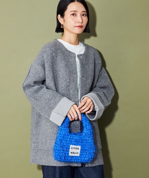 CITEN(シテン)の「<CITEN>カラーマンドゥバッグ(ハンドバッグ・レディース・オレンジ/ロイヤルブルー/ブラック・FREE)」の3枚目の写真