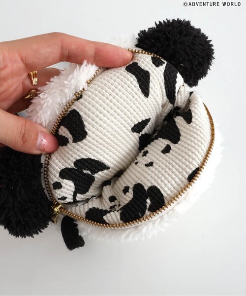 ファミリア 動物モチーフ ショルダーバッグ　アドベンチャーワールド セール】アドベンチャーワールド/tinybearパンダポシェット