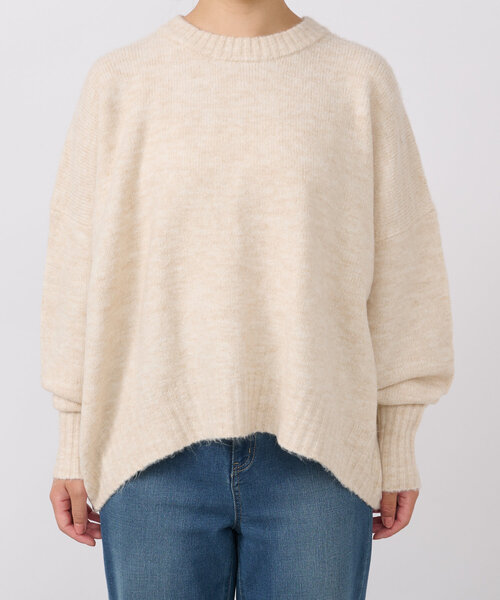 un dix cors（アンディコール）の「ヤクライクニット（ニット/セーター・レディース・イエロー/ホワイト系その他/ピンク/グレー/ブラック・FREE）」の18枚目の写真