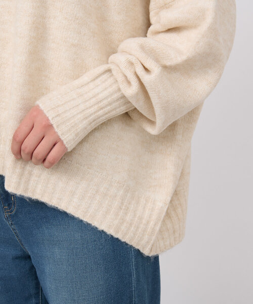 un dix cors（アンディコール）の「ヤクライクニット（ニット/セーター・レディース・イエロー/ホワイト系その他/ピンク/グレー/ブラック・FREE）」の21枚目の写真