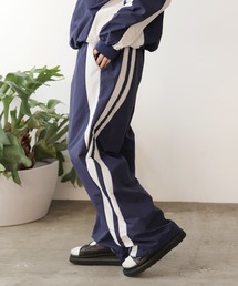 SUGGESTION/サジェッション サイドライン ナイロンパンツ