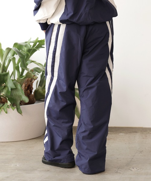 SUGGESTION（サジェッション）の「SUGGESTION/サジェッション サイドライン ナイロンパンツ（その他パンツ・メンズ・ブラック/ネイビー/ホワイト・M/L）」の7枚目の写真