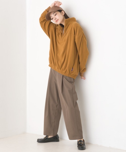 OMNES(オムネス)の「撥水加工高密度ストレッチツイルタックパンツ(その他パンツ・レディース・ベージュ/ブラウン/ブラック・MEDIUM/LARGE)」の12枚目の写真