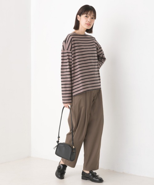 OMNES(オムネス)の「撥水加工高密度ストレッチツイルタックパンツ(その他パンツ・レディース・ベージュ/ブラウン/ブラック・MEDIUM/LARGE)」の15枚目の写真