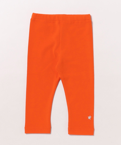 HAKKA BABY（ハッカベビー）の「[ベビー]ウォームフライススパッツパンツ（レギンス/スパッツ・キッズ・ブルー/オレンジ・80ｃｍ/90cm）」の2枚目の写真
