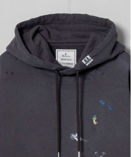 MIHARAYASUHIRO(ミハラヤスヒロ)の「【MIHARAYASUHIRO/ミハラヤスヒロ】A13HD571 HOODIE(パーカー・メンズ・ホワイト/ブラック・44/46)」の10枚目の写真