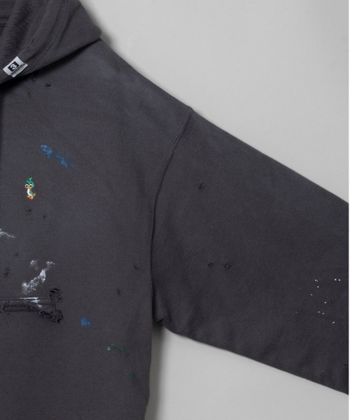 MIHARAYASUHIRO(ミハラヤスヒロ)の「【MIHARAYASUHIRO/ミハラヤスヒロ】A13HD571 HOODIE(パーカー・メンズ・ホワイト/ブラック・44/46)」の14枚目の写真