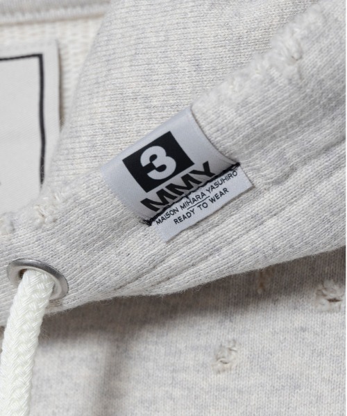 MIHARAYASUHIRO(ミハラヤスヒロ)の「【MIHARAYASUHIRO/ミハラヤスヒロ】A13HD571 HOODIE(パーカー・メンズ・ホワイト/ブラック・44/46)」の6枚目の写真