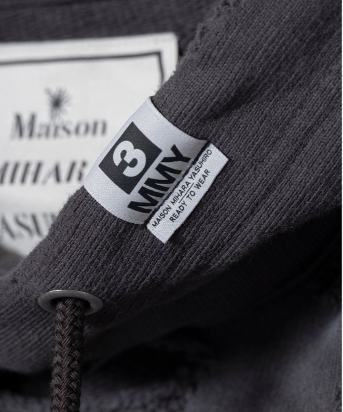 MIHARAYASUHIRO(ミハラヤスヒロ)の「【MIHARAYASUHIRO/ミハラヤスヒロ】A13HD571 HOODIE(パーカー・メンズ・ホワイト/ブラック・44/46)」の13枚目の写真