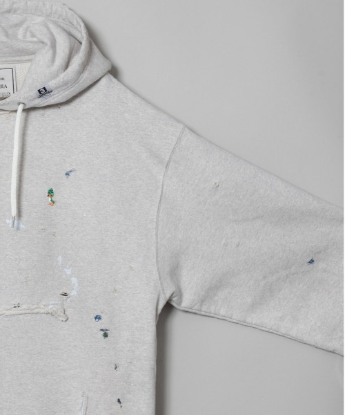 MIHARAYASUHIRO(ミハラヤスヒロ)の「【MIHARAYASUHIRO/ミハラヤスヒロ】A13HD571 HOODIE(パーカー・メンズ・ホワイト/ブラック・44/46)」の8枚目の写真