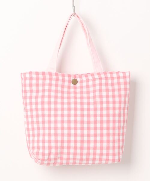 TONE SELECT GOODS（トーンセレクトグッズ）の「Liaa/ギンガムチェック ミニトートバッグ A18460（トートバッグ・レディース・ベージュ/オレンジ/グリーン/ピンク/レッド/ブラック/ブルー・FREE）」の17枚目の写真