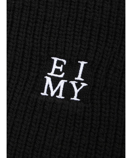 EIMY ISTOIRE（エイミーイストワール）の「ロゴニットマフラー（マフラー・レディース・ブラック/グレー/ホワイト・F）」の15枚目の写真