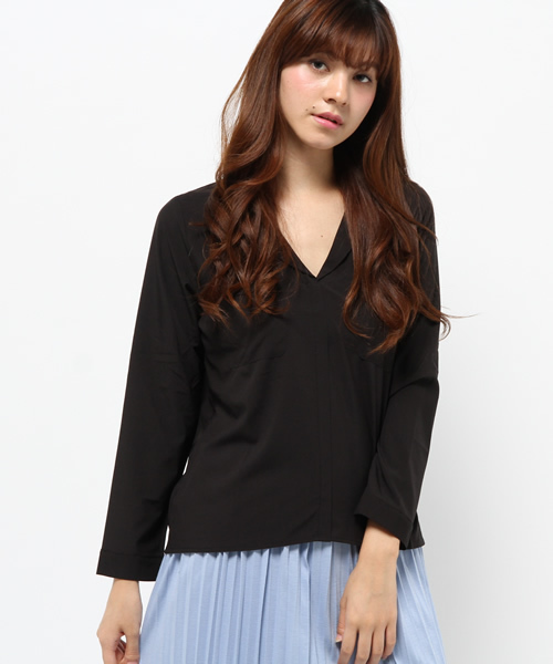 Chico（チコ）の「ミリタリースキッパーシャツ（シャツ/ブラウス・レディース・ホワイト/ベージュ/ブラック・FREE）」の3枚目の写真