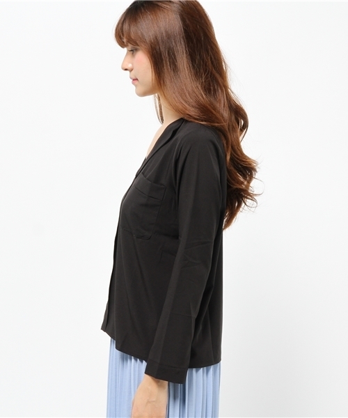 Chico（チコ）の「ミリタリースキッパーシャツ（シャツ/ブラウス・レディース・ホワイト/ベージュ/ブラック・FREE）」の7枚目の写真