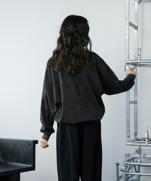 【セール】スプレーダイ胸刺繍Vネックスウェット（スウェット）｜Gaphos （ガフォス）