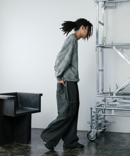 【セール】スプレーダイ胸刺繍Vネックスウェット（スウェット）｜Gaphos （ガフォス）