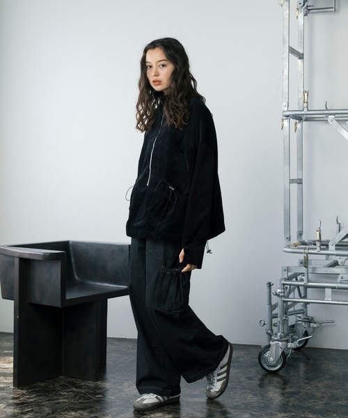 【セール】スプレーダイ胸刺繍Vネックスウェット（スウェット）｜Gaphos （ガフォス）