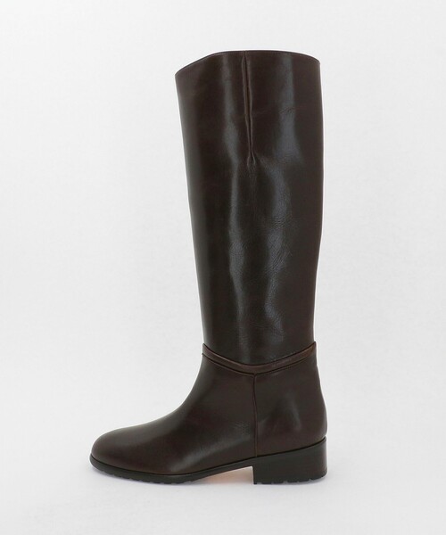 steven alan 黒レザーブーツ 中ヒール ジッパー付き Steven Alan（スティーブンアラン）の「＜REPRODUCTION OF FOUND