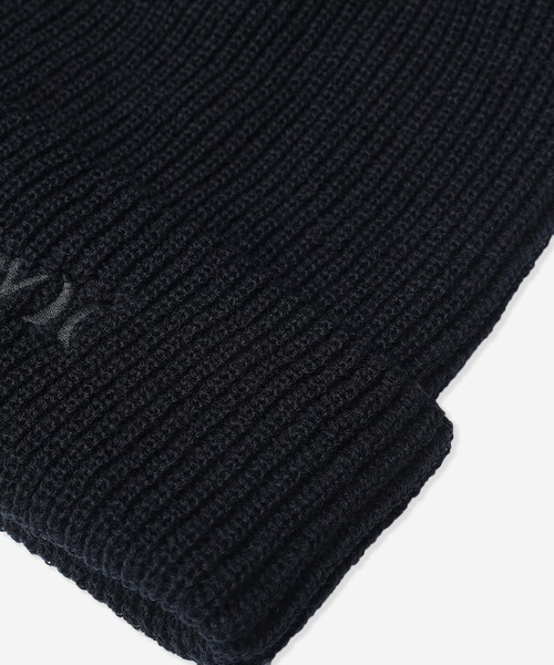 Hurley （ハーレー）の「【Hurley/ハーレー】ビーニー　ニットキャップ　M ONE AND ONLY WINNER BEANIE（ニットキャップ/ビーニー・メンズ・ブラック/ブラック×ホワイト/ネイビー/グレー・FREE）」の7枚目の写真