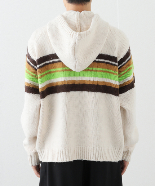 OBEY(オベイ)の「OBEY / オベイ MYERS ZIP UP HOOD(パーカー・メンズ・アイボリー/ブラック・MEDIUM/LARGE)」の10枚目の写真