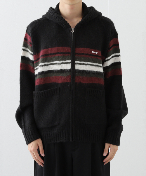 OBEY 165264048BLK 関税送料込 セール】OBEY / オベイ MYERS ZIP UP HOOD（パーカー）｜OBEY